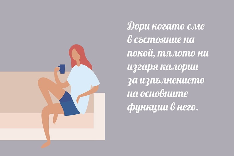 Колко калории трябва да приемаме на ден, изгаряне в покой