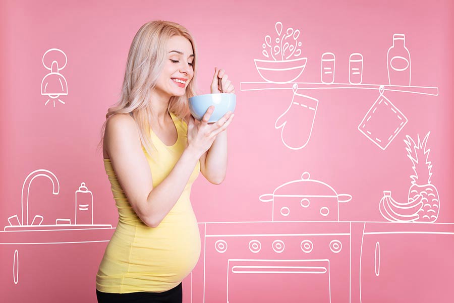 Митове за бременността. Неправилното хранене при опити за зачеване. Диетите и бременността, хранене при бременност.
