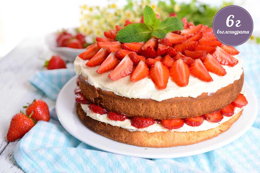 Торта с ягоди.