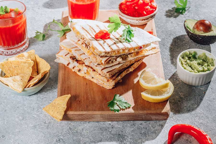 Кесадия с пилешко в кето вариант 5 Кесадия-кето рецепта за плънка