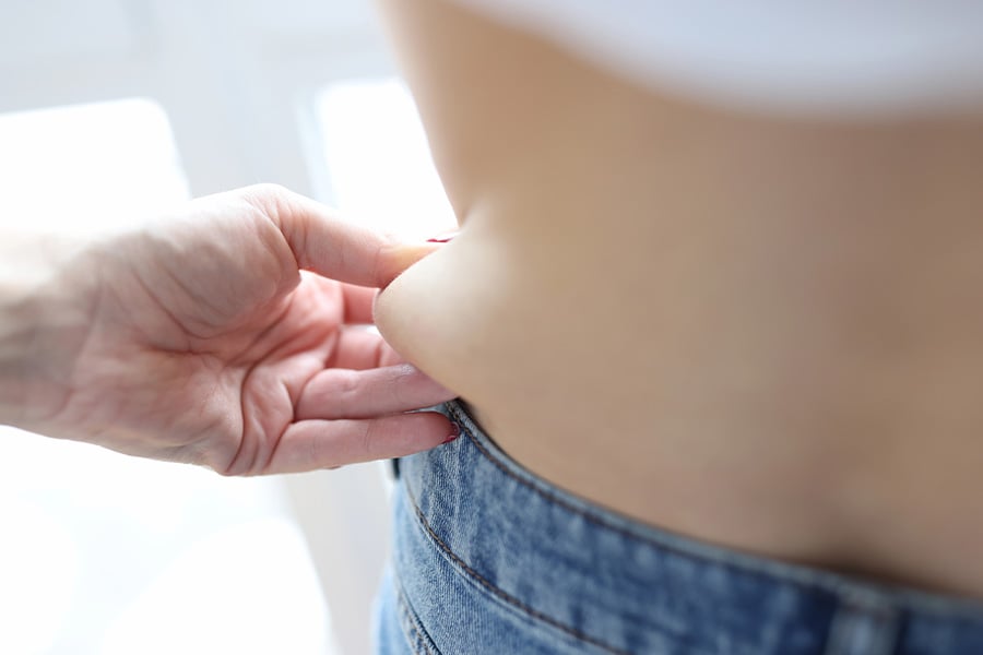 видове коремни мазнини