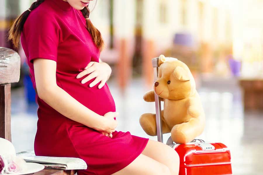 Пътуване по време на бременност.