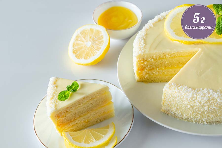 Кето лимонова торта. Таханови бисквити.