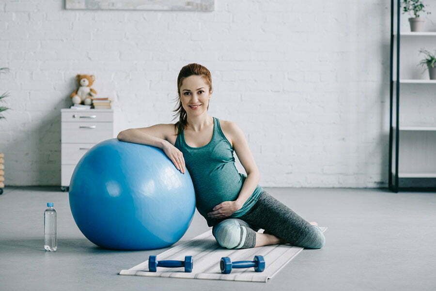 Физически упражнения по време на бременност.