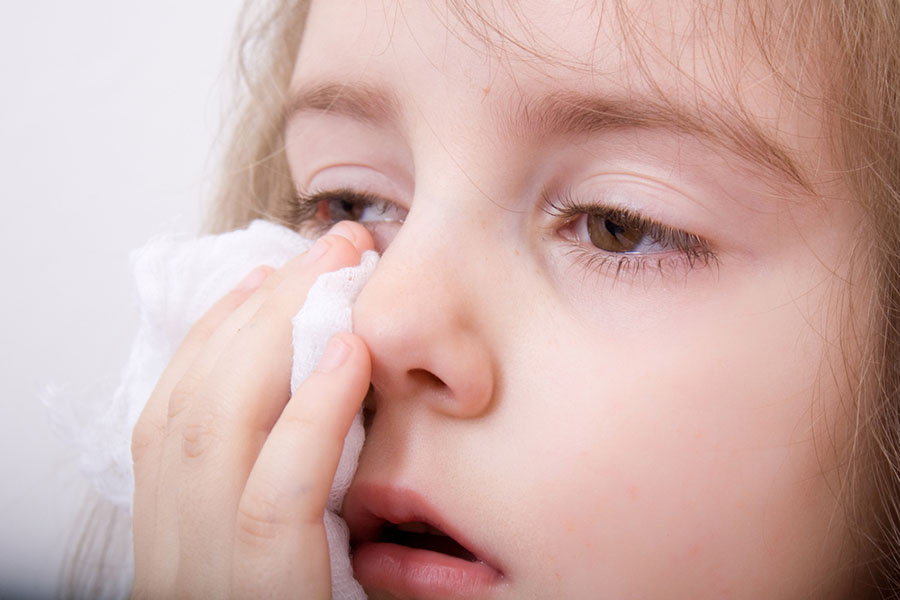Детска алергия през лятото.