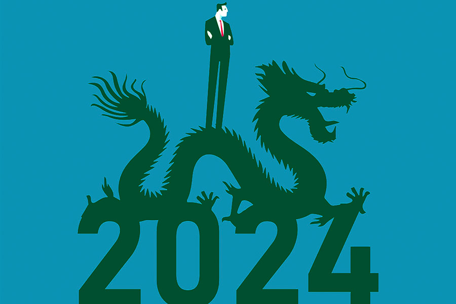 Годината на дървения дракон. Китайски хороскоп 2024.