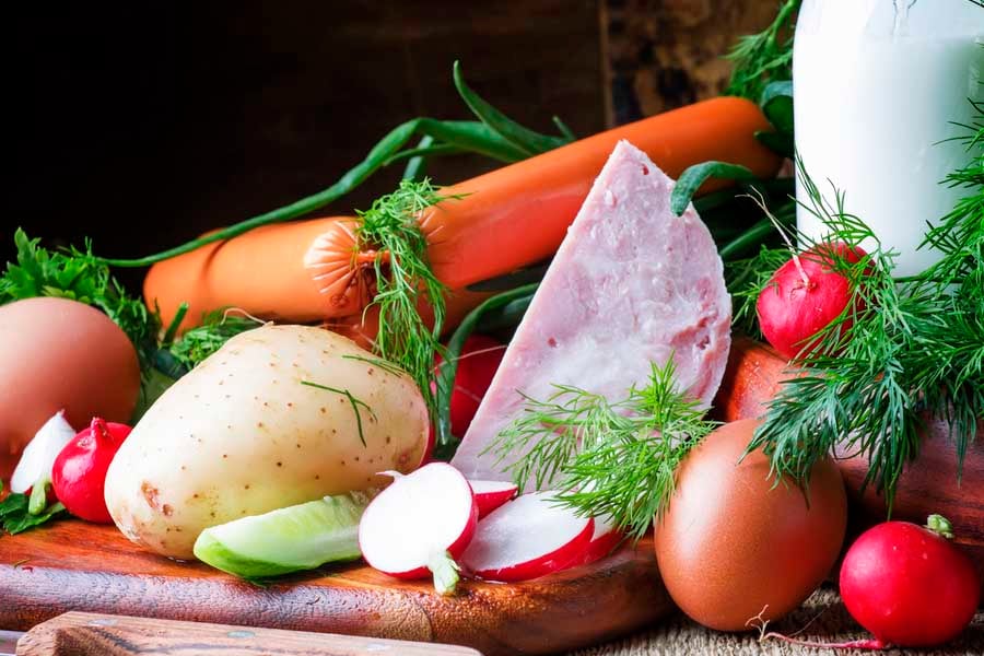 окрошка. съставки