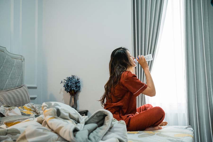 Сутрешни навици, вода.