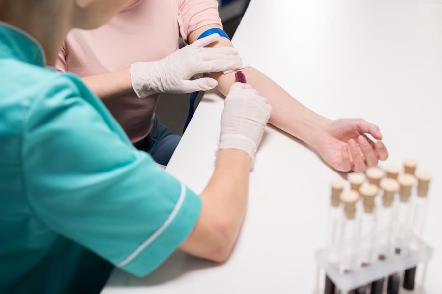 токсичен хепатит. вземане на кръв