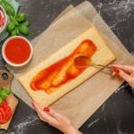 Италиански кето блат за пица.
