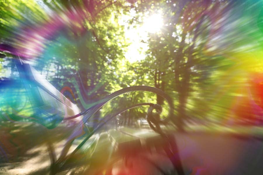 Аура при мигрена.