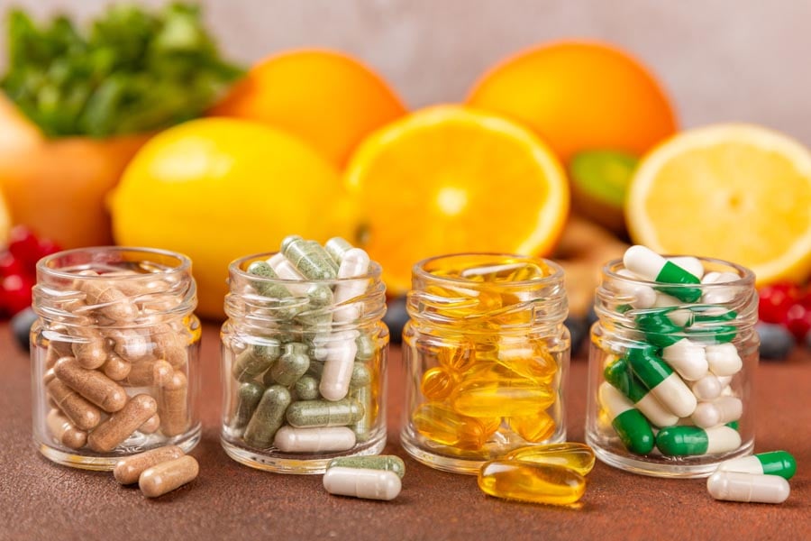 витамини, плодове, дренки