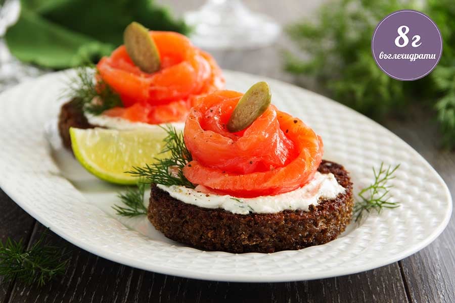 2 вида брускети от кето домашен хляб 5 Брускети от кето домашен хляб.