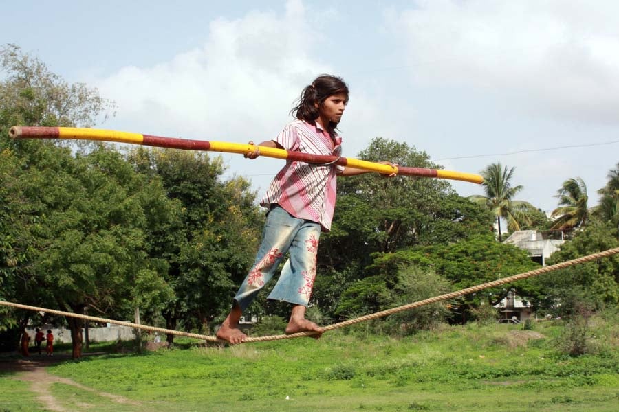 сензорни игри за баланс