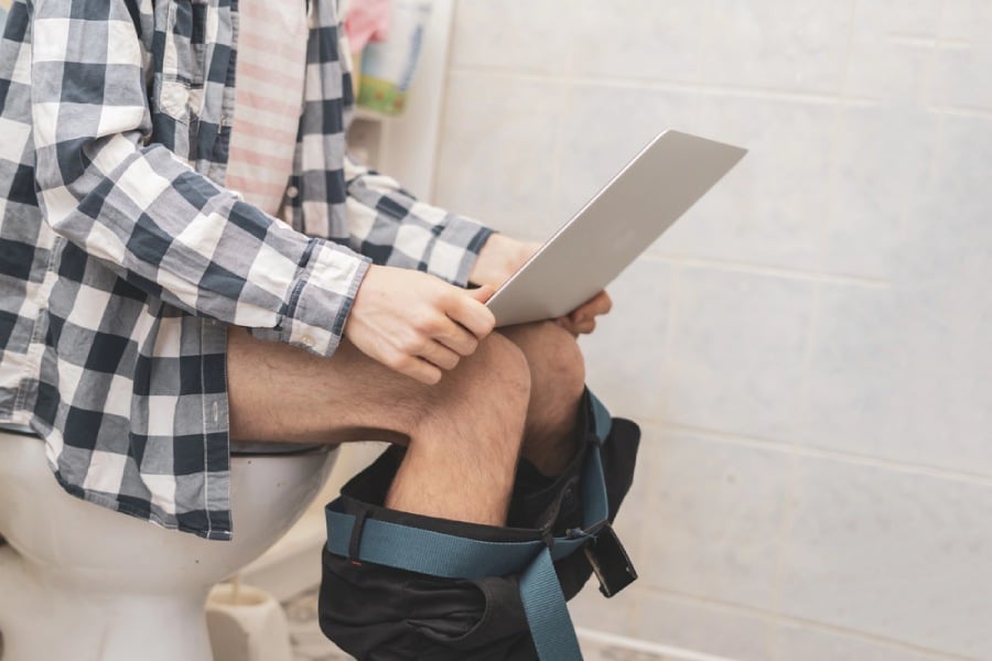 Задържане на урина при баланит.