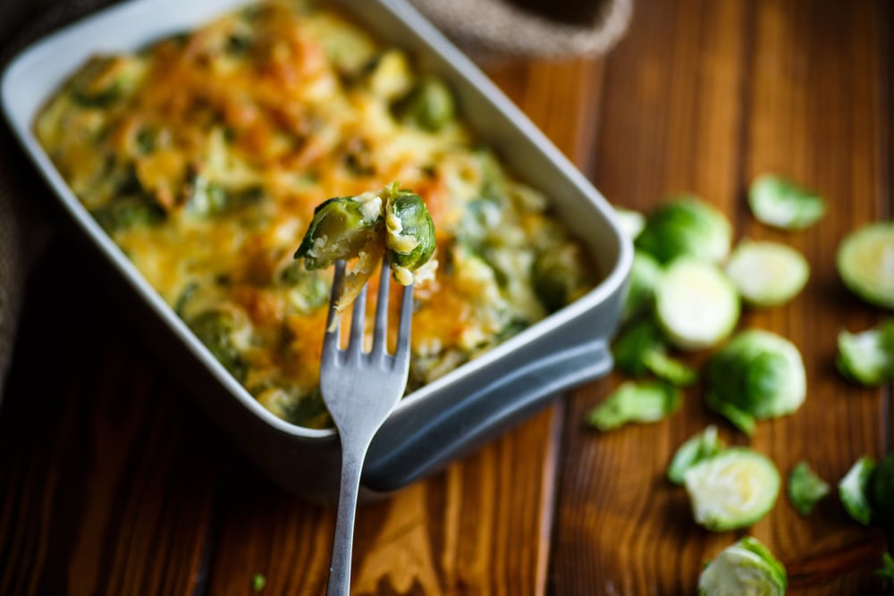 запеканка с брюкселско зеле