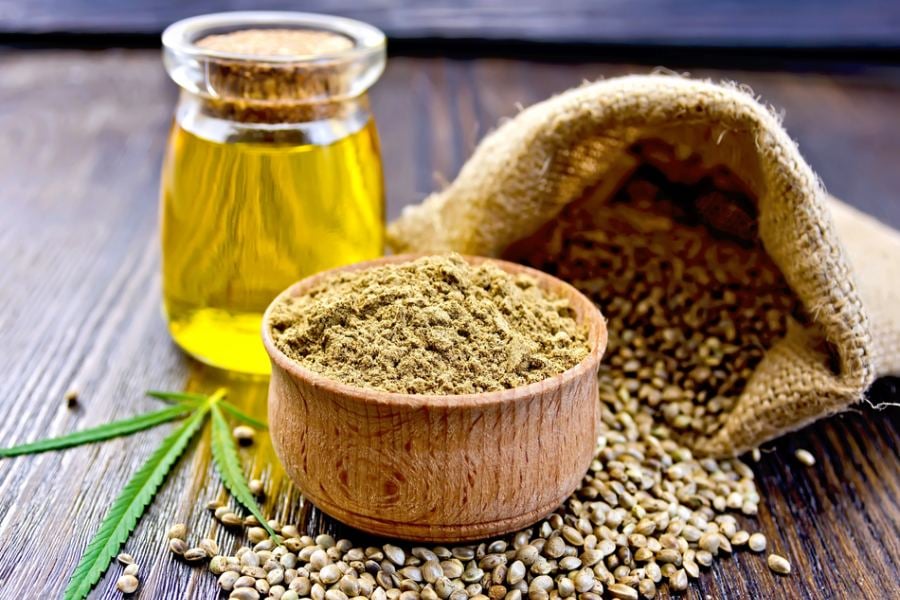 кето кукита с конопено брашно, брашно