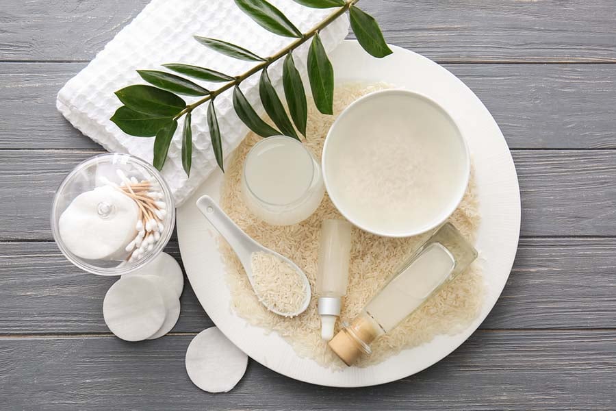 корейска козметика, ориз