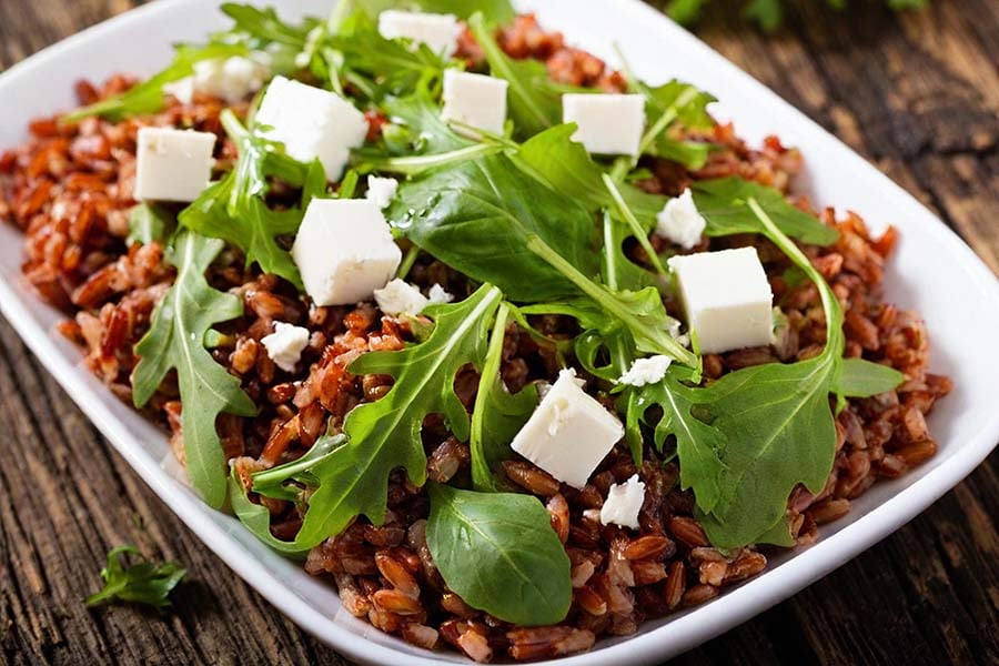 червен ориз, рецепта