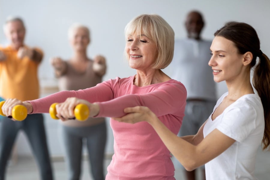 започване на тренировки по аеробика