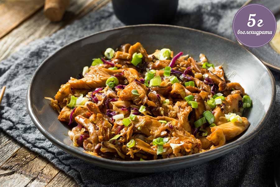 кето китайски ястия, свинско месо