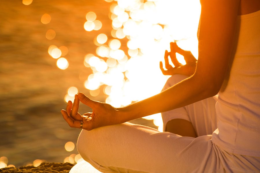 психическо здраве през лятото, медитация