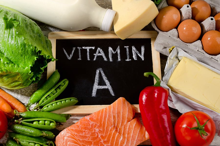 Витамини и минерали за лятото, витамин А