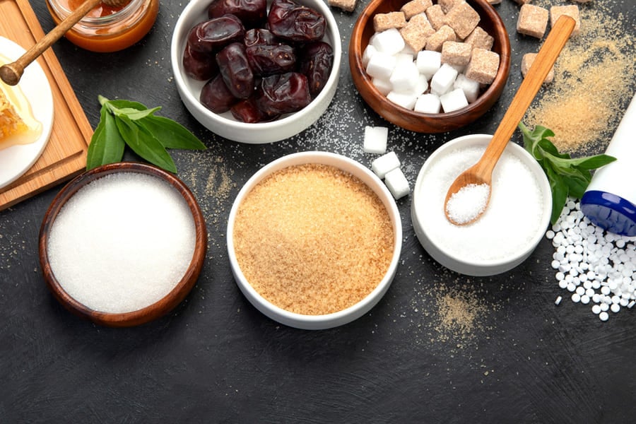 Течен подсладител.