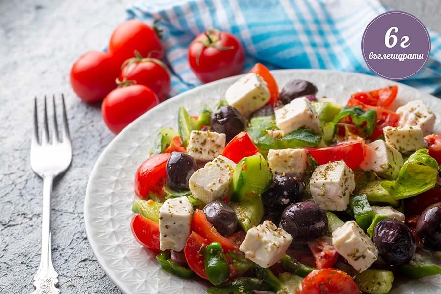 grucka salata keto
