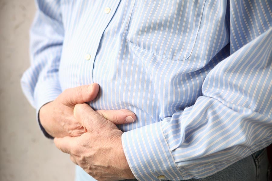 Подуване мъж, Отводняване