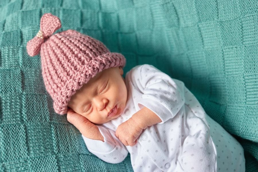 бял шум, бебе