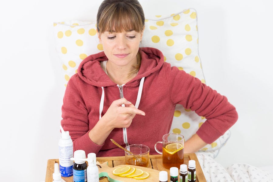 Етерични масла при лечение на настинка и грип