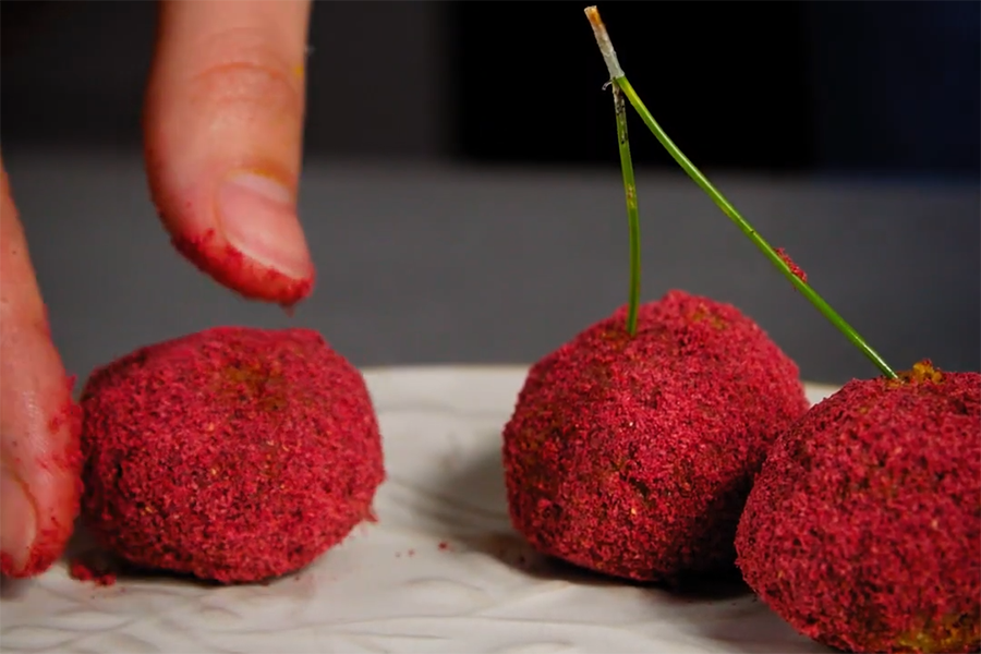 Коледни сладки череши.