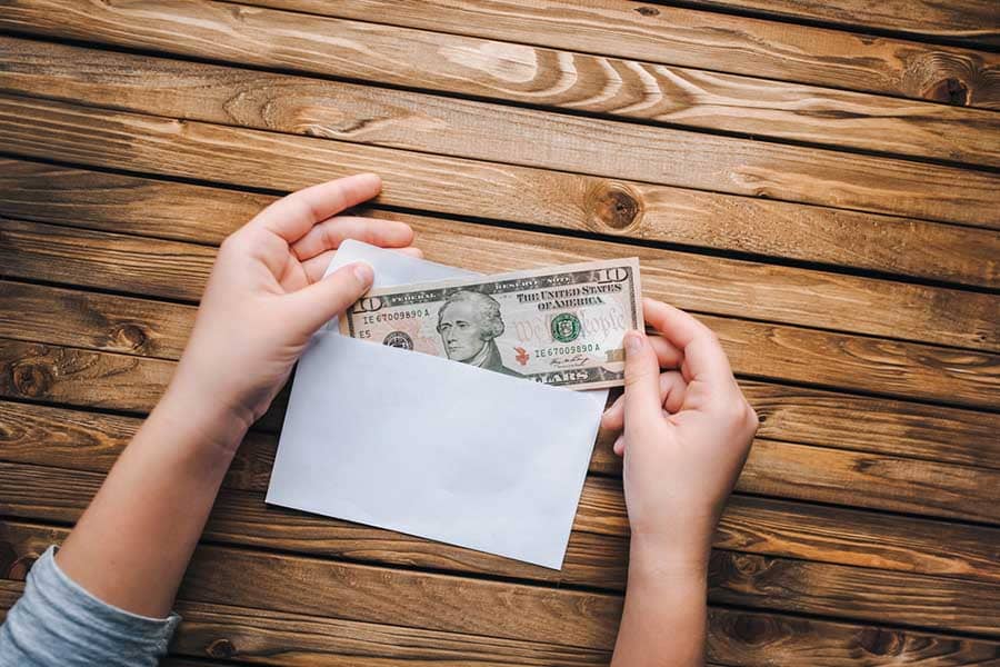 спестяване на пари, бюджетиране с пликове