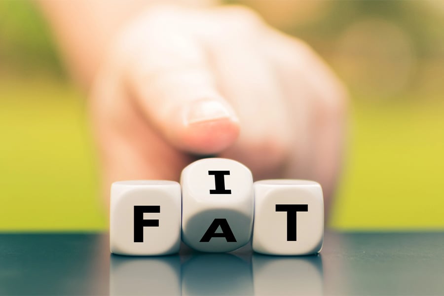 Кардио на гладно: Митове и истини 6 Зарчета изписват 2 думи: fit и fat